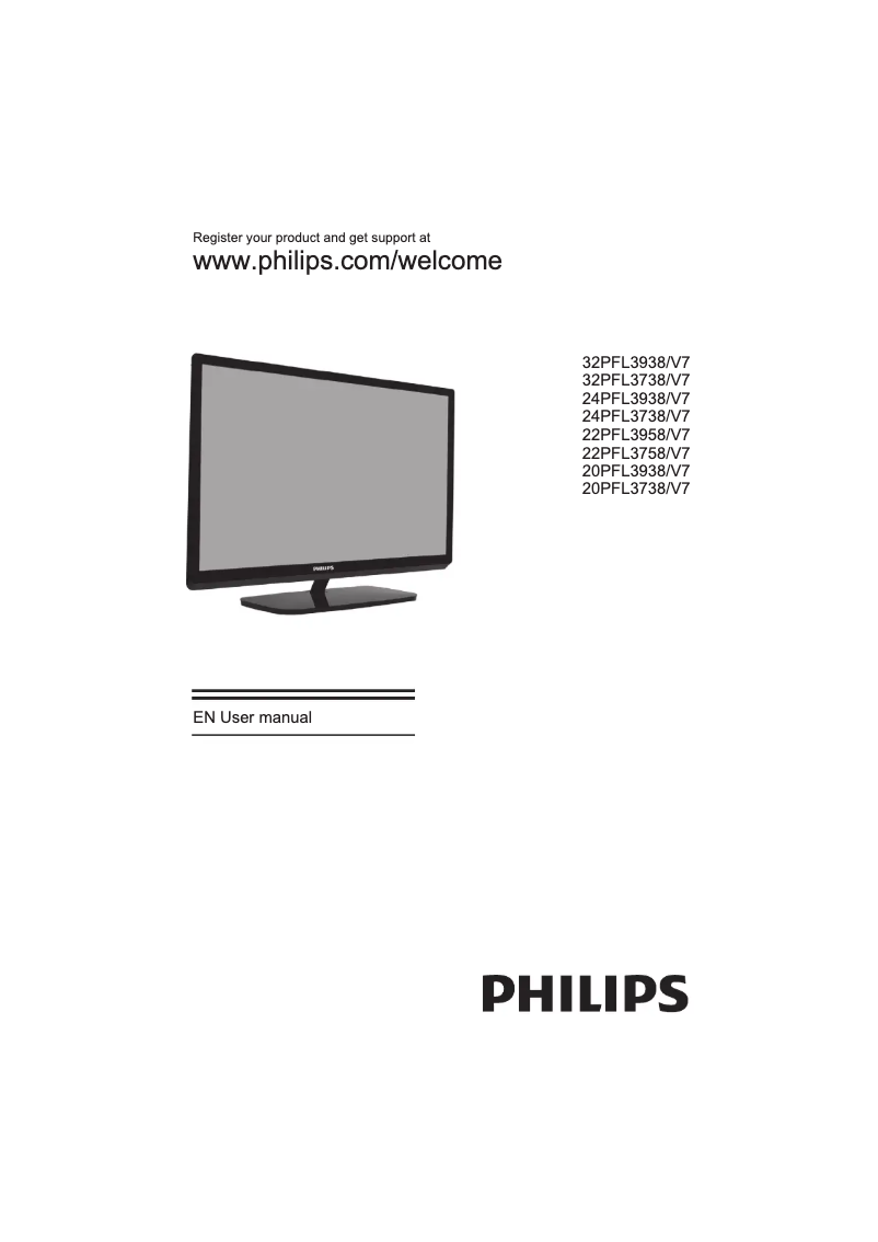 Página 1 del manual Manual de usuario Philips 22PFL3758