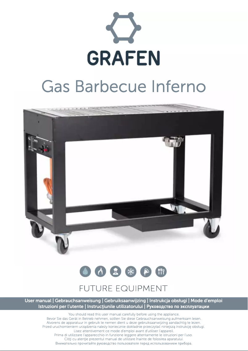 Page 1 de la notice Manuel utilisateur Grafen Inferno