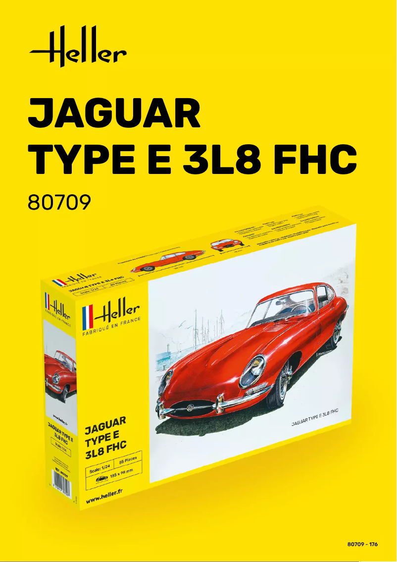 Image de la première page du manuel de l'appareil Jaguar Type E 3L8 FHC 80709