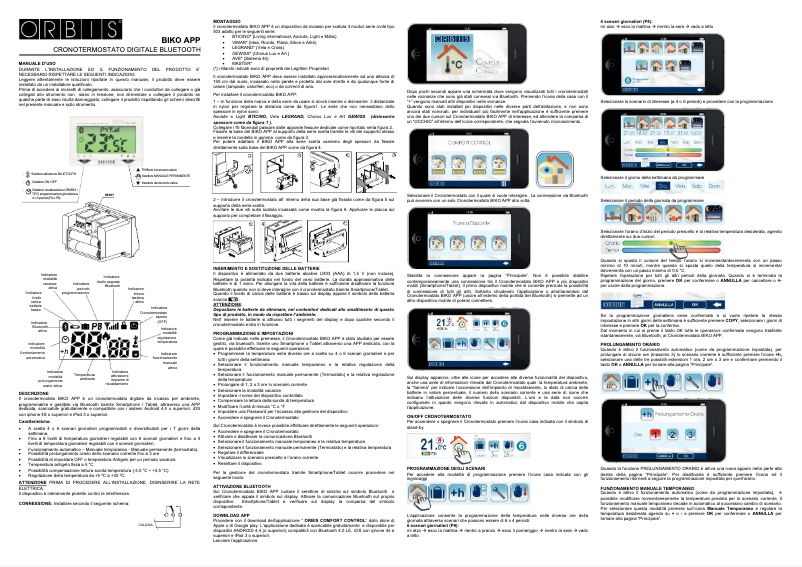 Page n°1 - Manuel utilisateur Orbis ORUS GSM