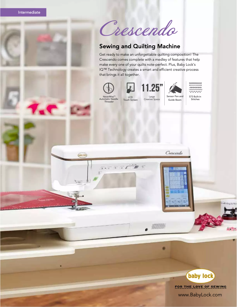 Image de la première page du manuel de l'appareil Crescendo