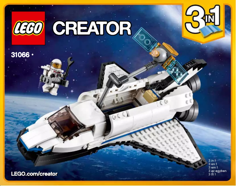 Page n°1 - Manuel utilisateur Lego Creator 31066