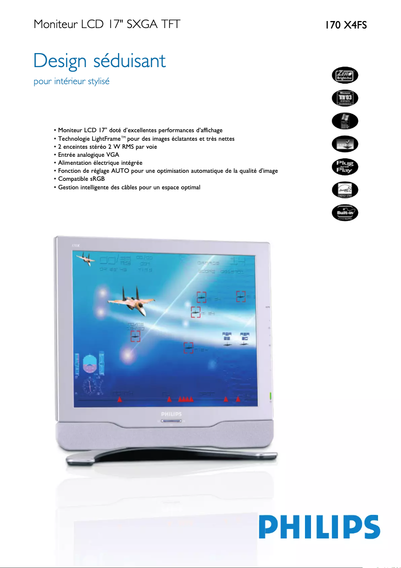 First page image of the manual for 170X4FS