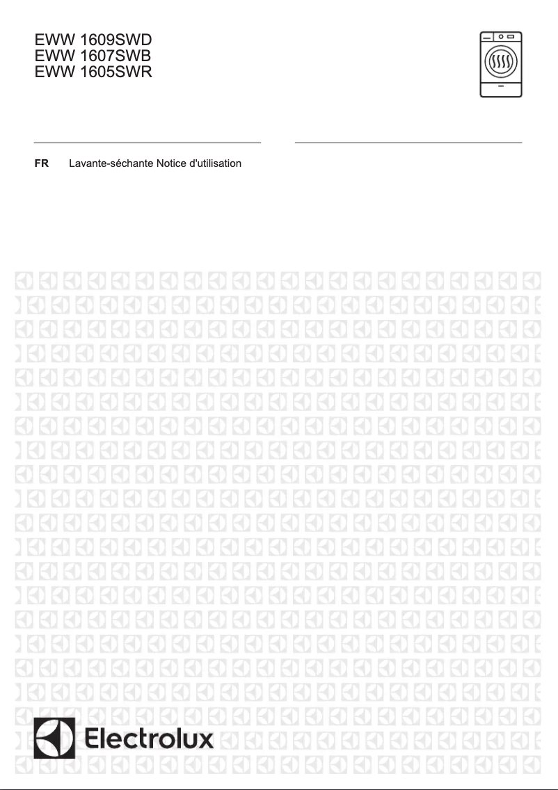 Page n°1 - Manuel utilisateur Electrolux EWW1609SWD