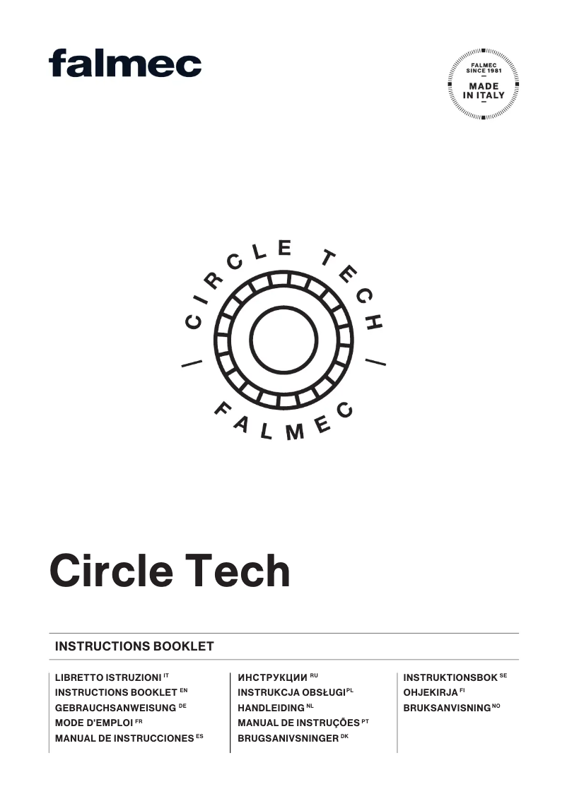Página 1 del manual Manual de usuario Falmec Dama