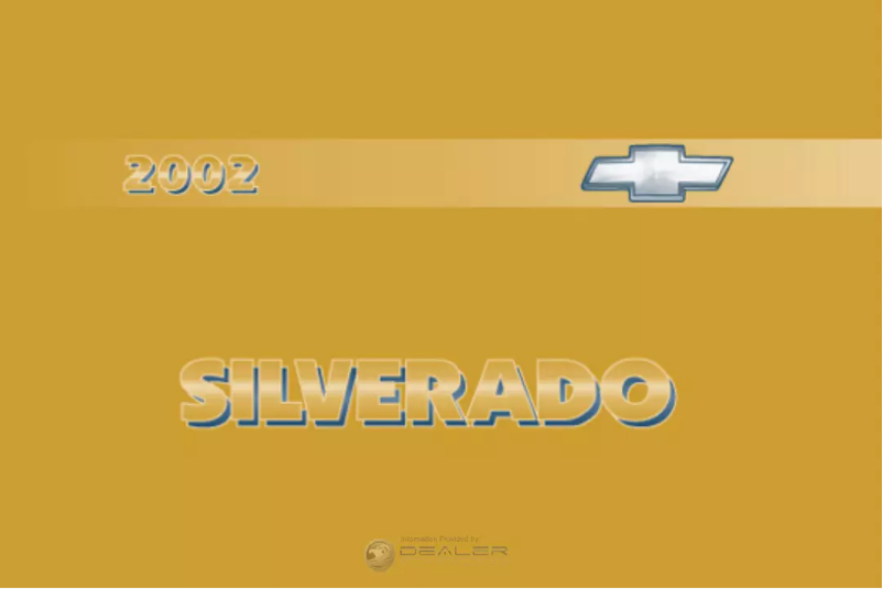 Page 1 de la notice Manuel utilisateur Chevrolet Silverado 1500 (2002)