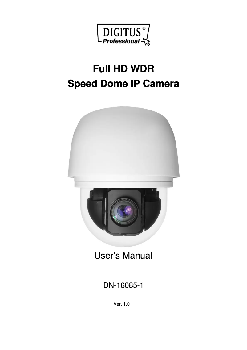Image de la première page du manuel de l'appareil DN-16085-1