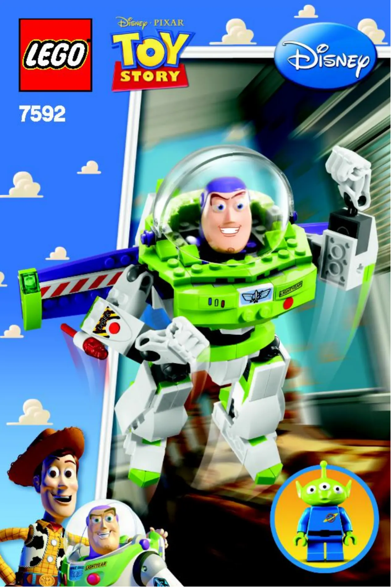 Page 1 de la notice Consignes visuelles Lego Toy Story 7592