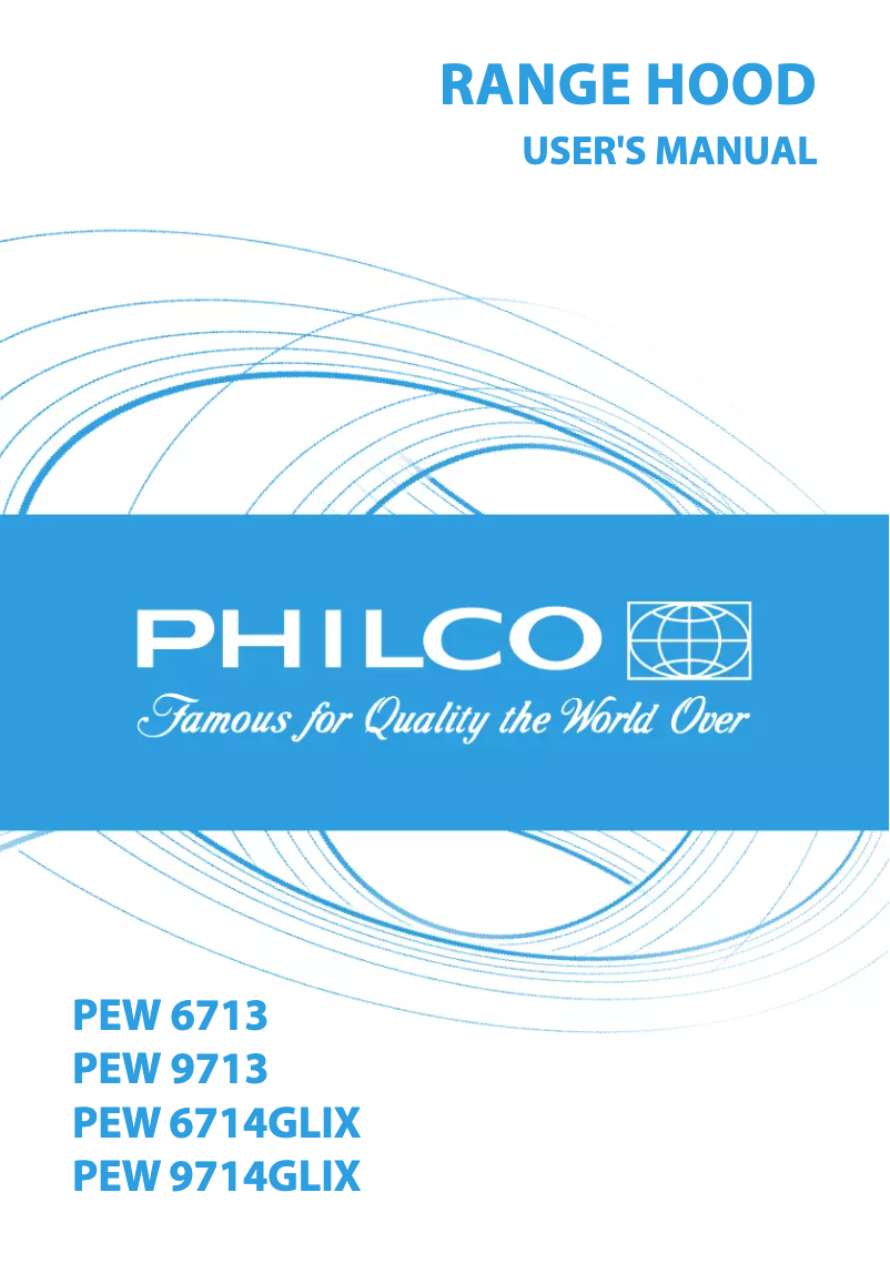 Page 1 de la notice Manuel utilisateur Philco PEW 6714 GLIX