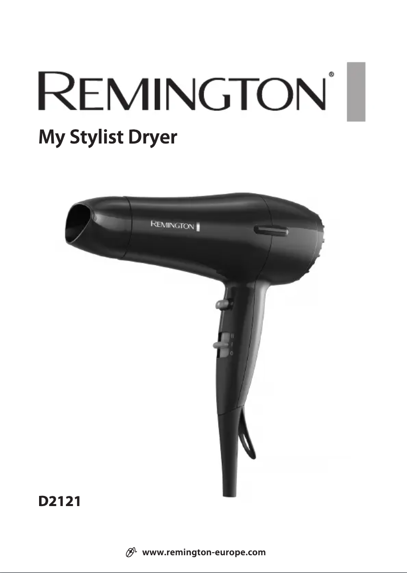Image de la première page du manuel de l'appareil My Stylist D2121