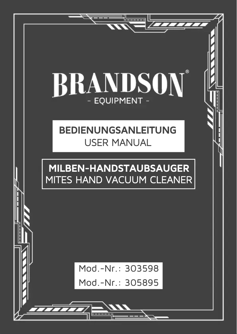 Page 1 de la notice Manuel utilisateur Brandson 305895