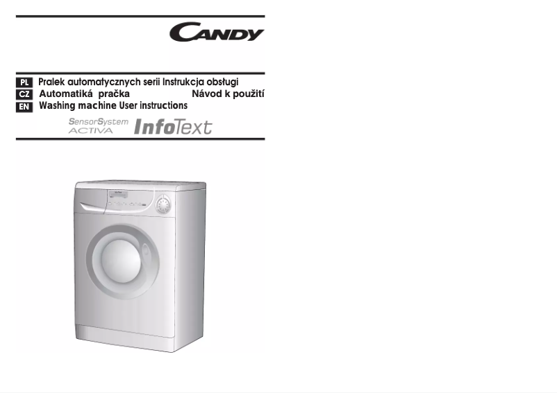 Page n°1 - Manuel utilisateur Candy C 105