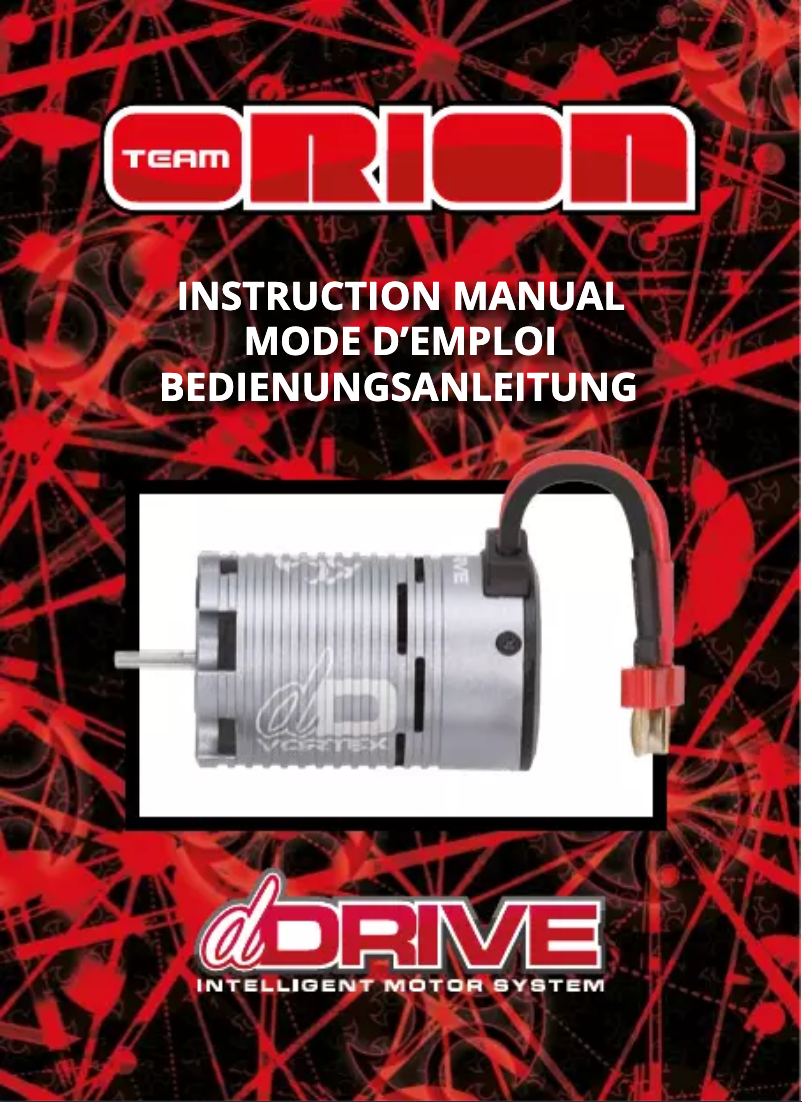 Page 1 de la notice Manuel utilisateur Team Orion ORI28314