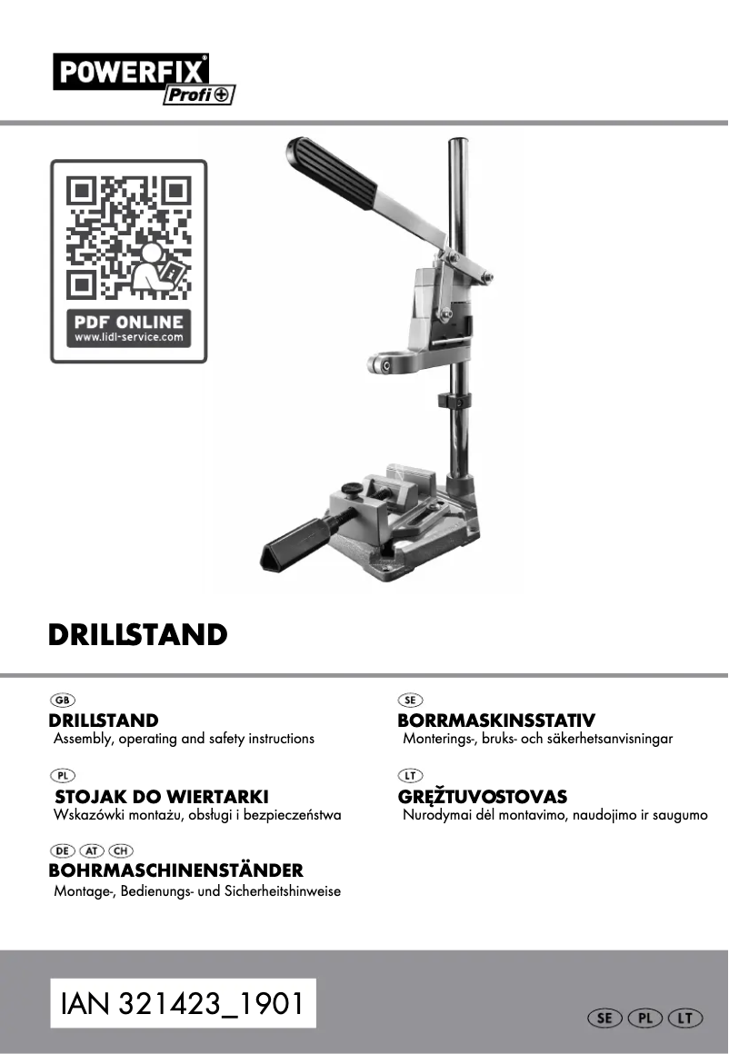 Page n°1 - Manuel utilisateur Powerfix IAN 321423