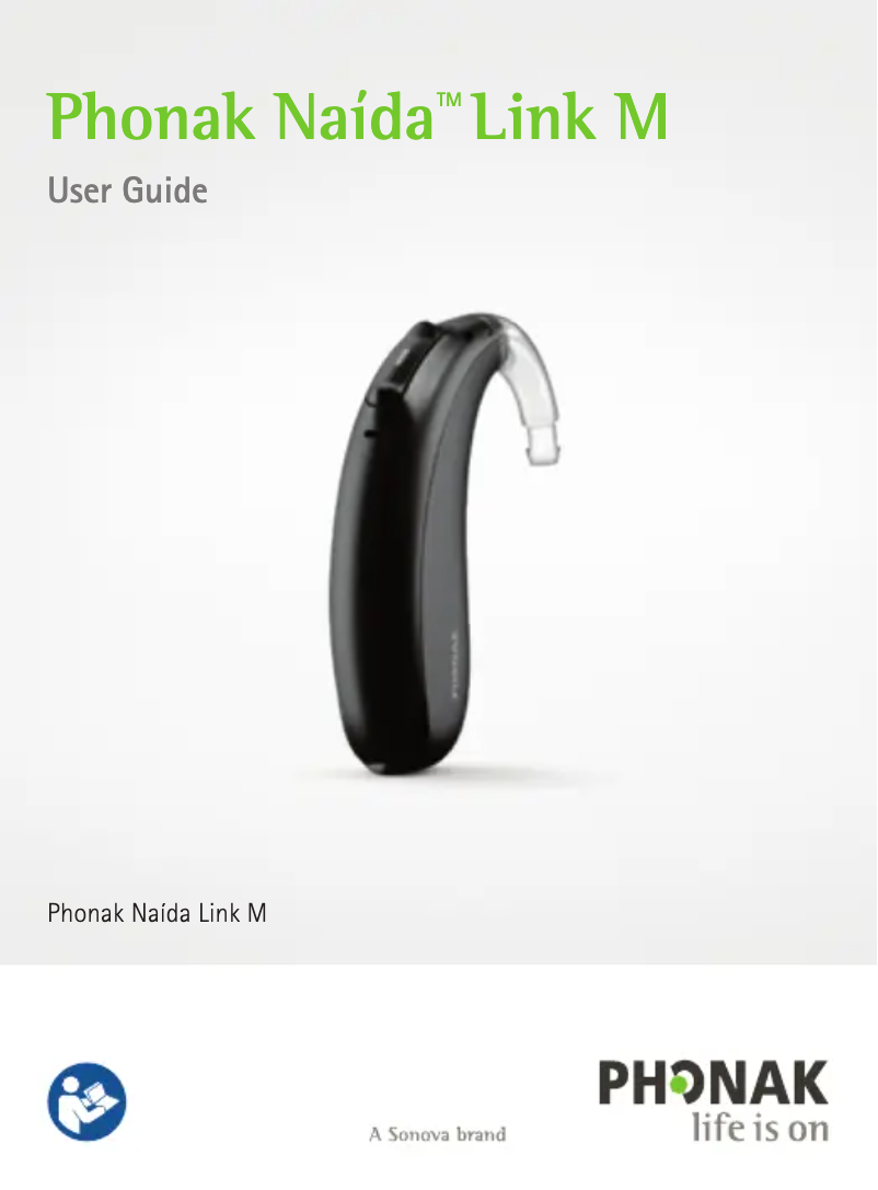 Image de la première page du manuel de l'appareil Naída Link M