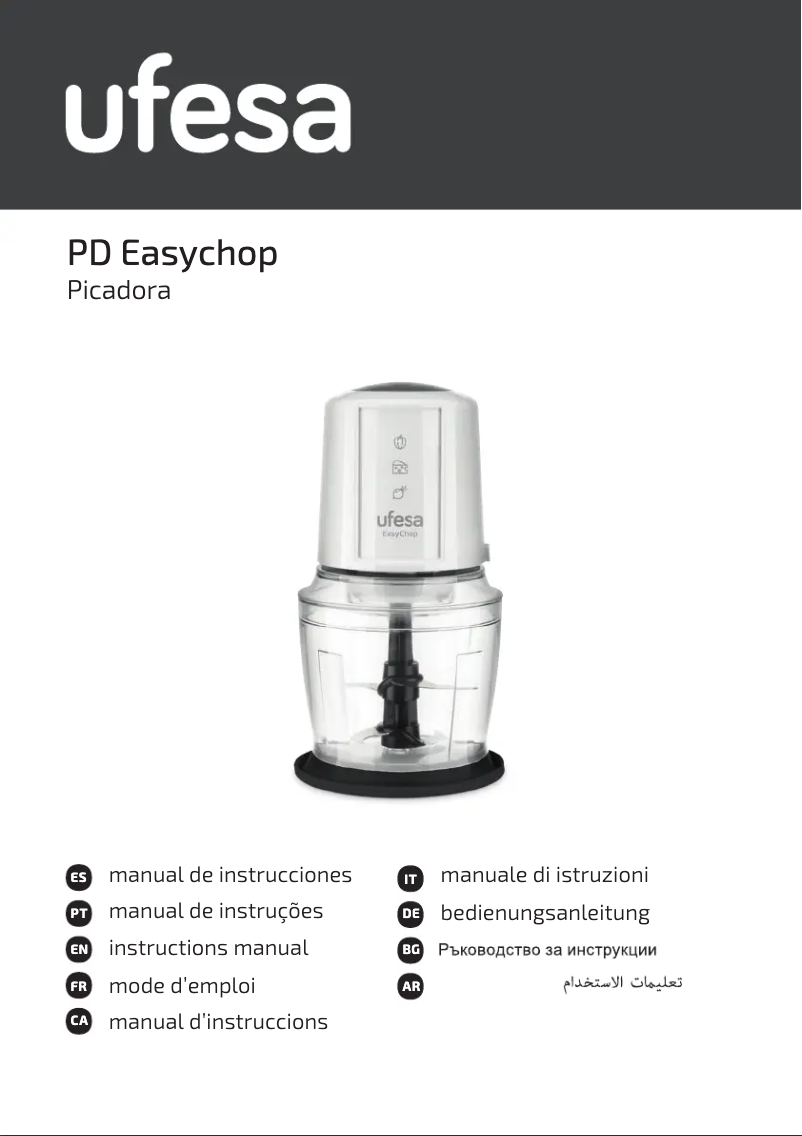 Page n°1 - Manuel utilisateur Ufesa EasyChop