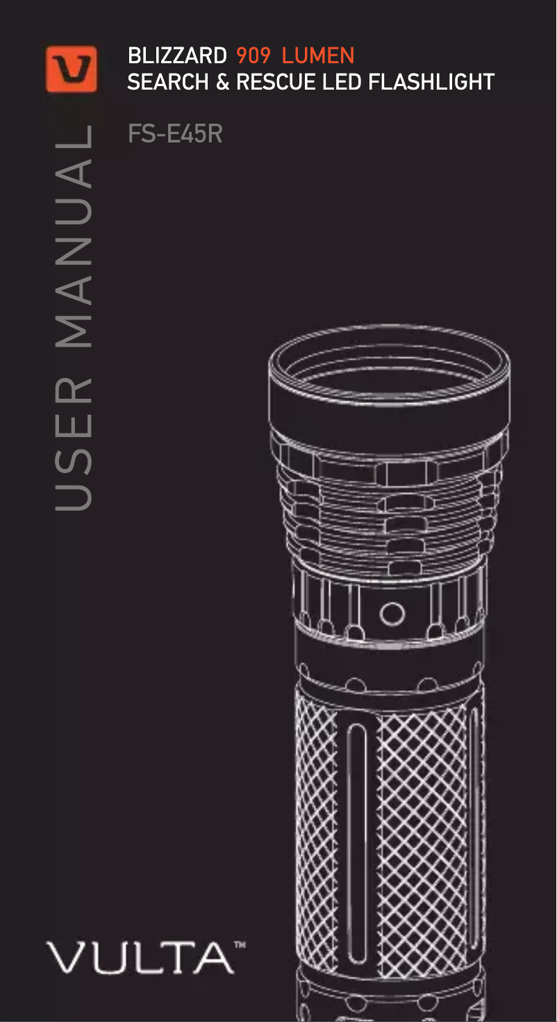Page 1 de la notice Manuel utilisateur Vulta Blizzard 909