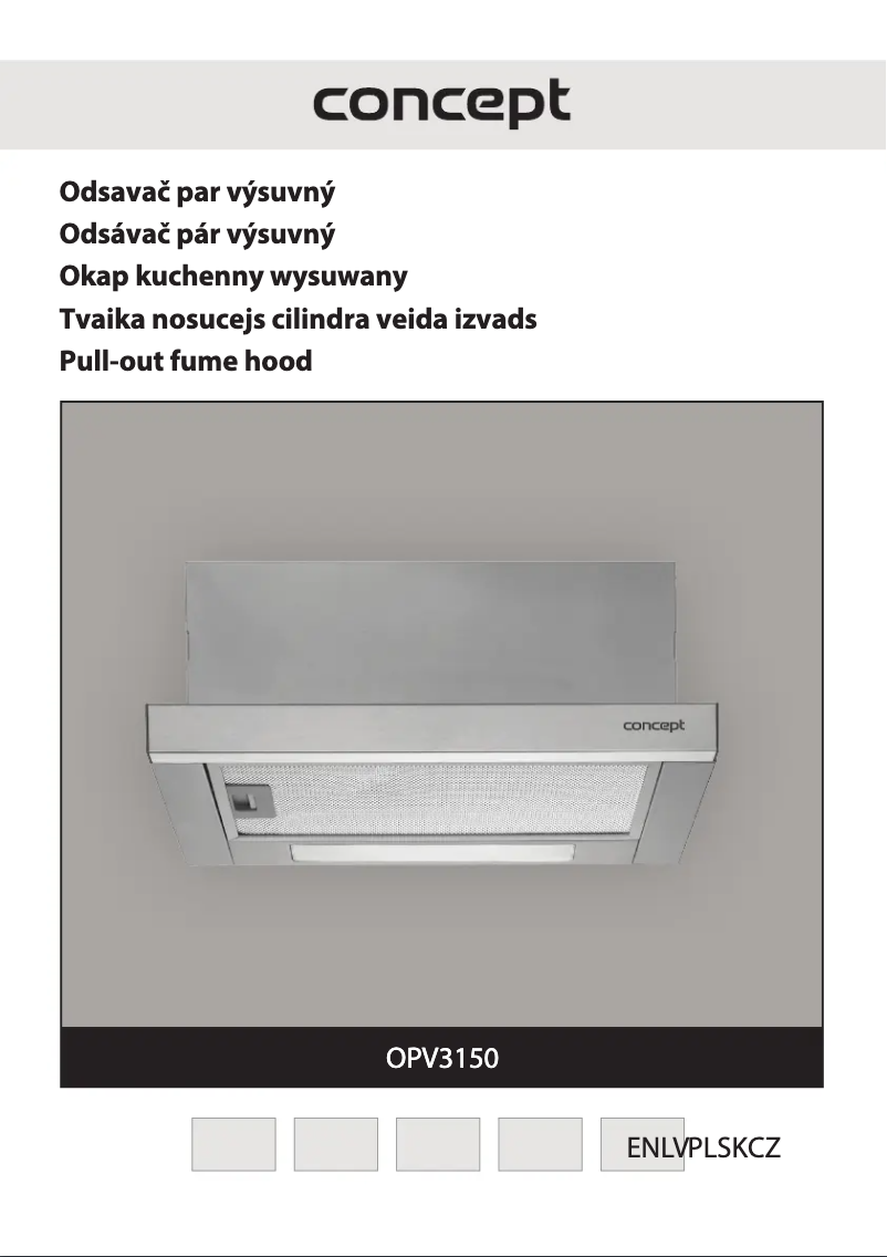 Image de la première page du manuel de l'appareil OPV3150