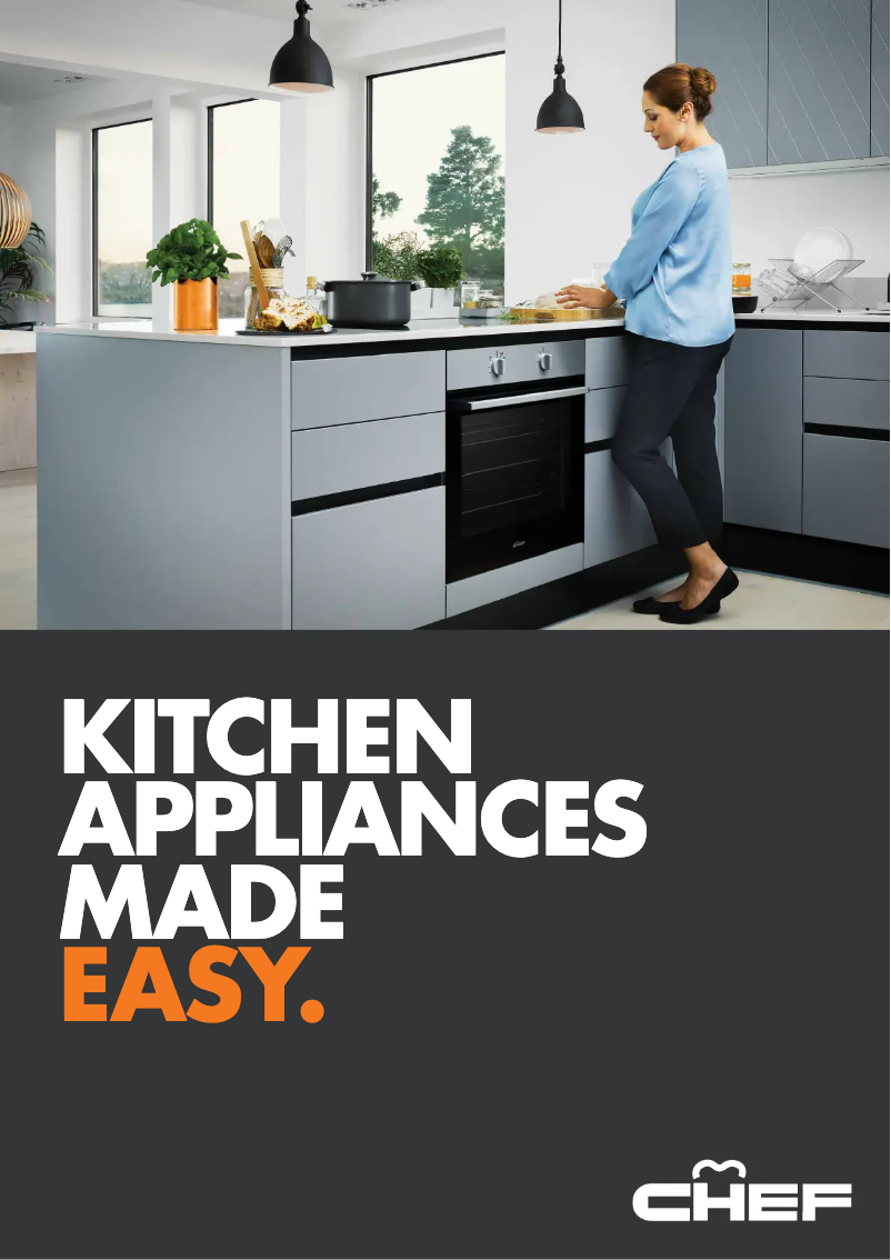 Page 1 de la notice Brochure Chef CVE612SB