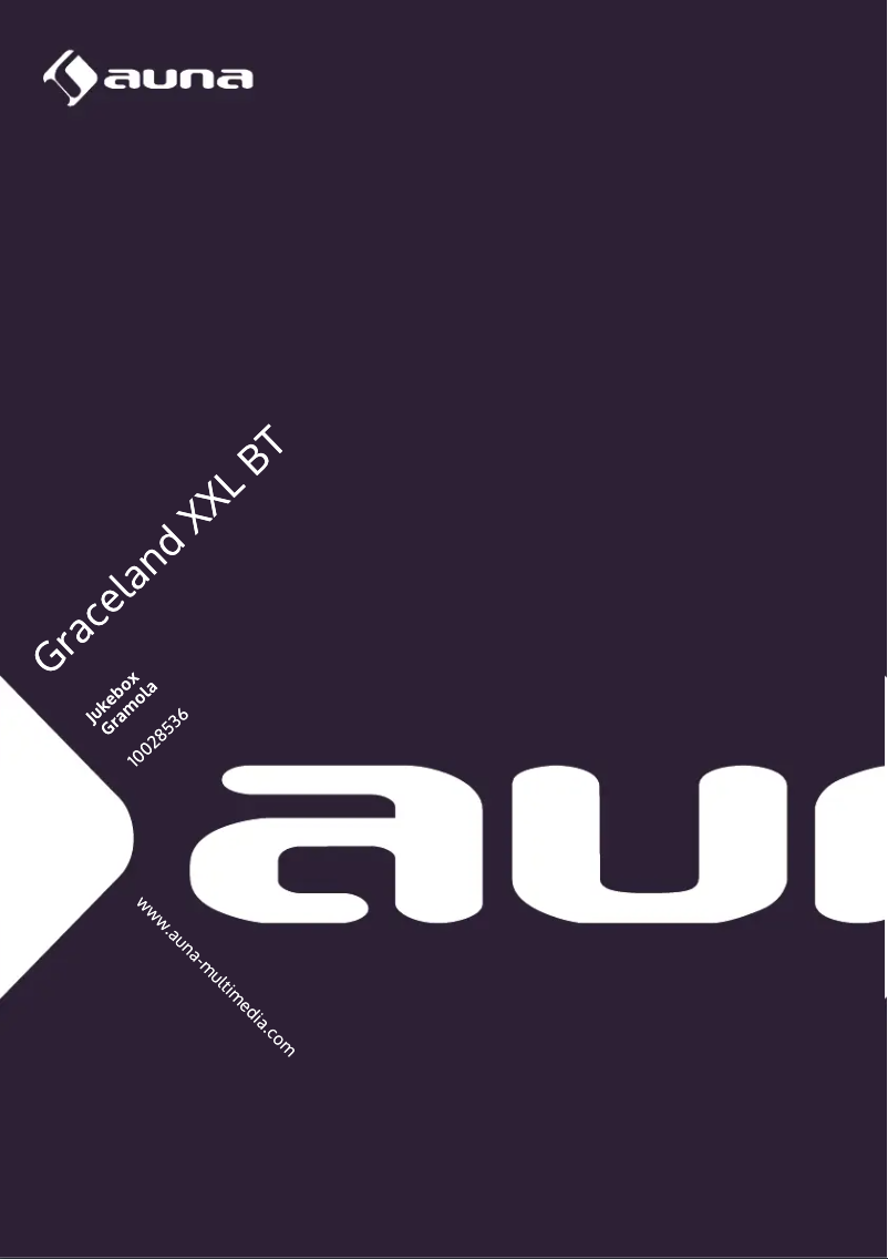 Page n°1 - Manuel utilisateur Auna Graceland XXL BT