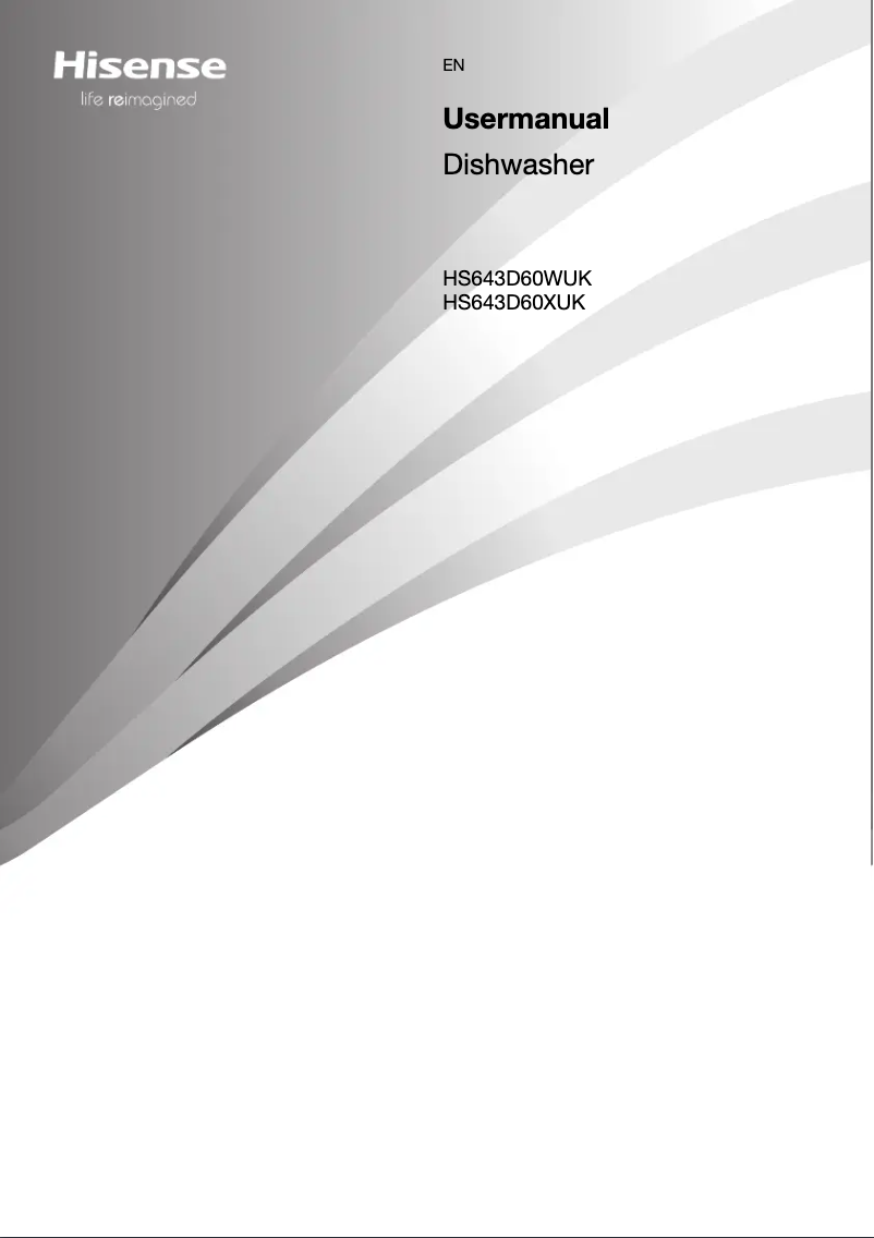 Page 1 de la notice Manuel utilisateur Hisense HS643D60WUK