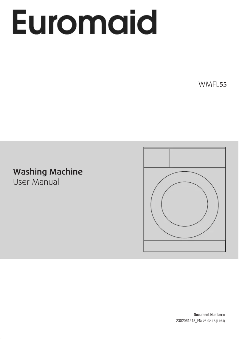 Image de la première page du manuel de l'appareil WMFL55