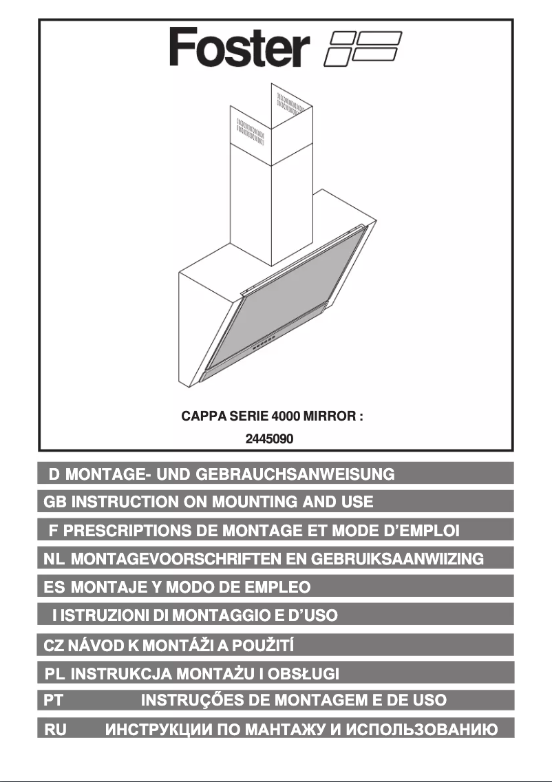 Image de la première page du manuel de l'appareil S4000 Mirror Wing