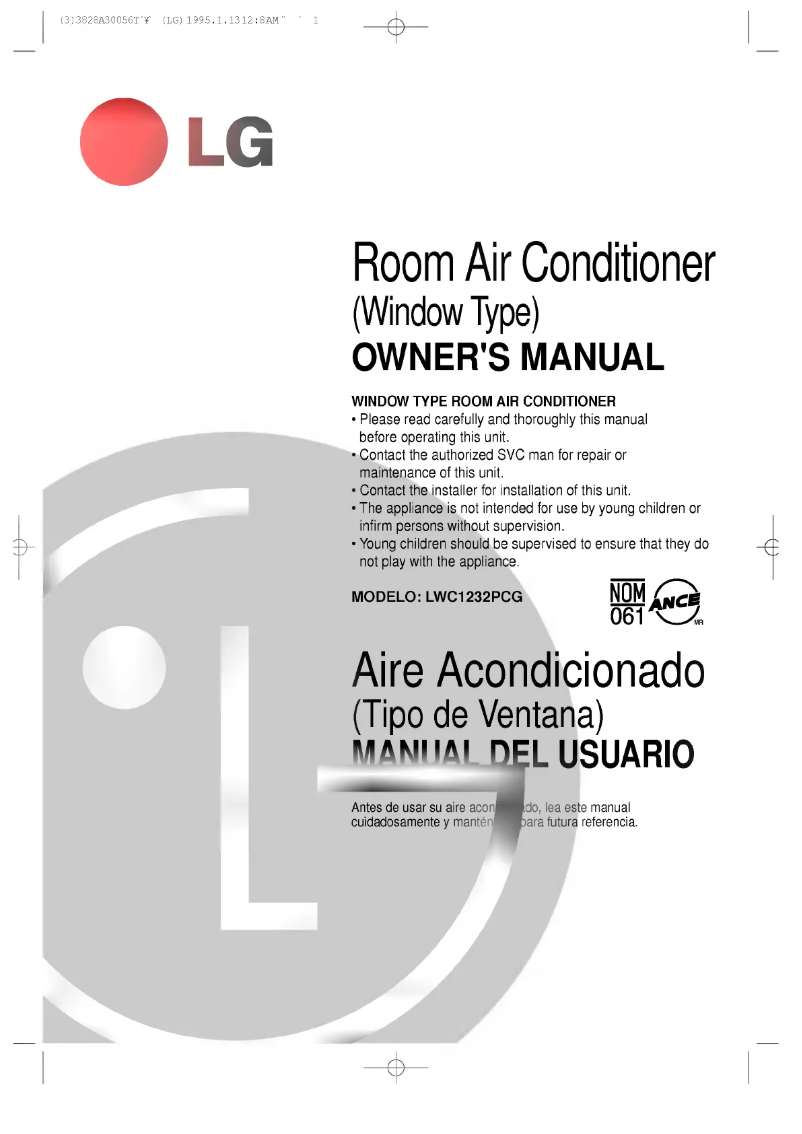 Página 1 del manual Manual de usuario LG LWC1232PCG