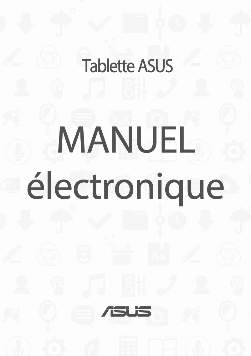 Page n°1 - Manuel utilisateur Asus ZenPad C 7.0 Z170MG