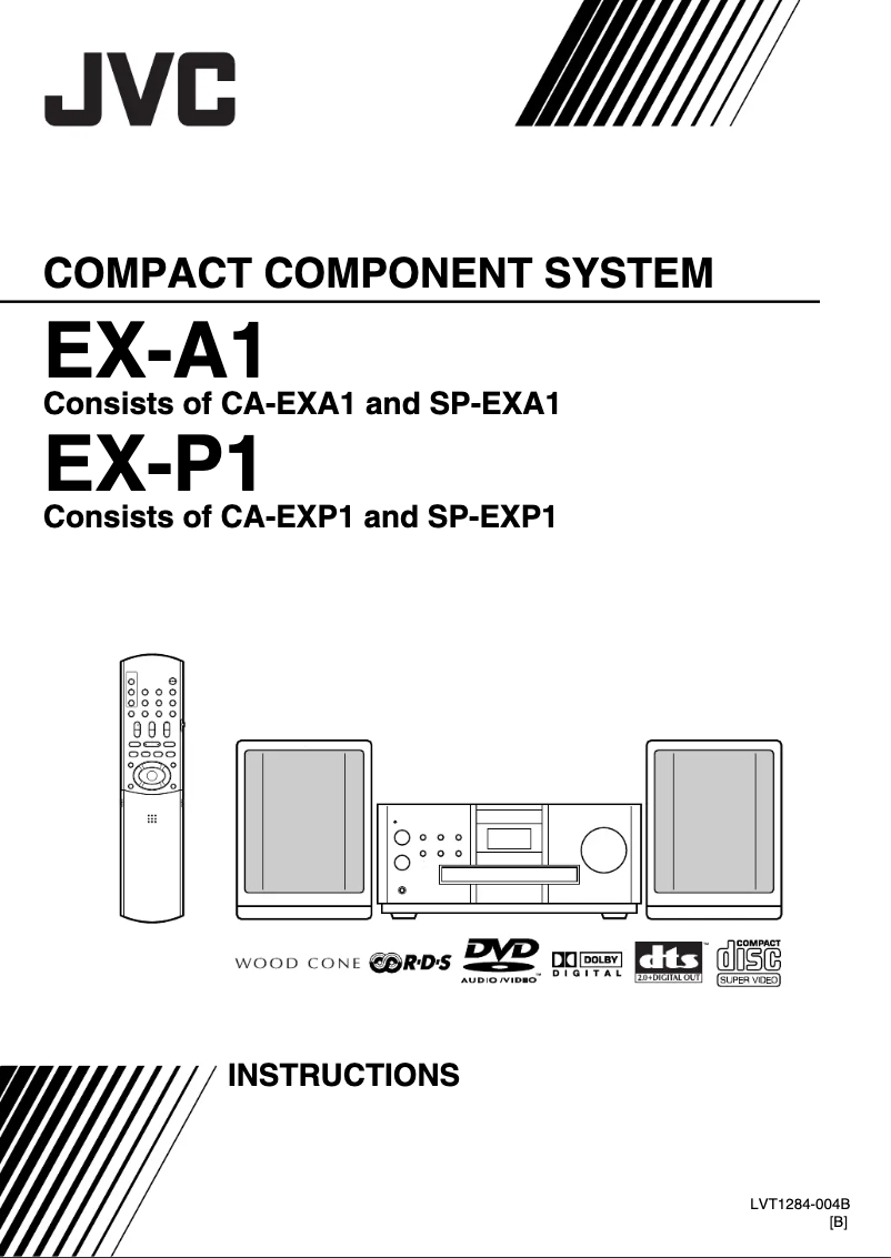 Page 1 de la notice Manuel utilisateur JVC EX-P1