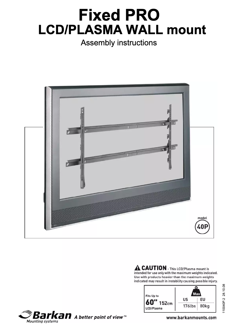 Image de la première page du manuel de l'appareil 40P