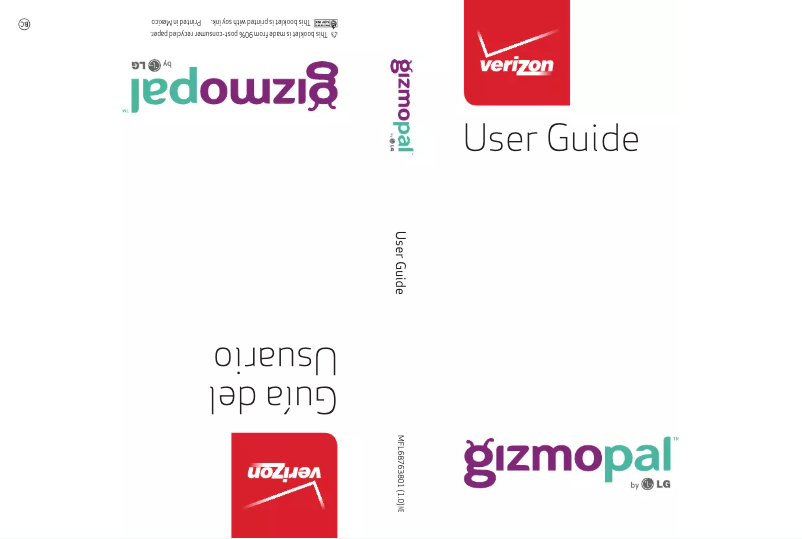 Página 1 del manual Manual de usuario LG GizmoPal