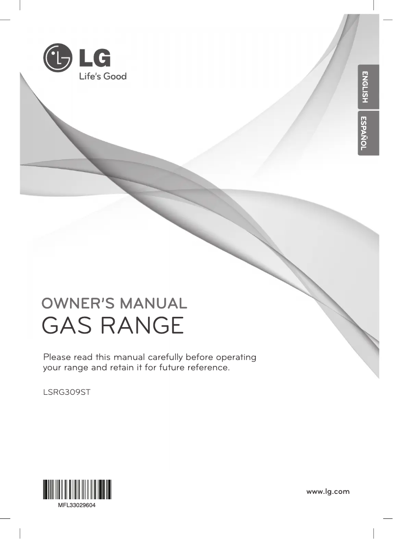 Página 1 del manual Manual de usuario LG Studio LSRG309ST