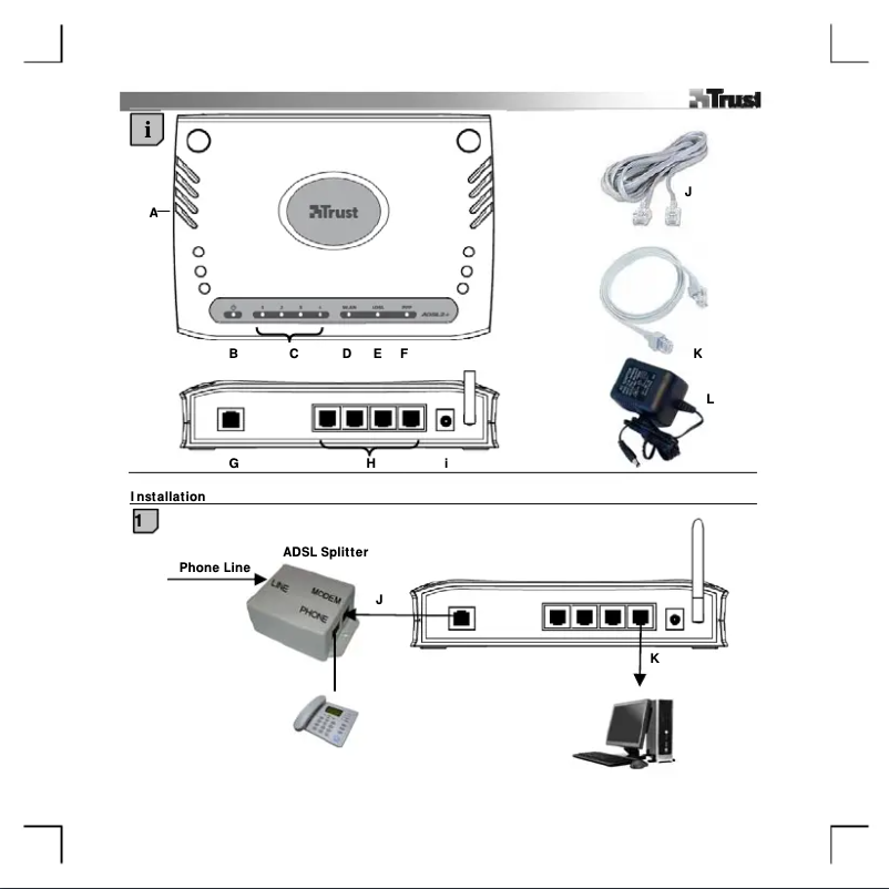 Página 1 del manual Manual de usuario Trust 15422
