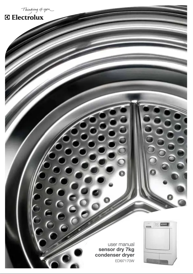 Page n°1 - Manuel utilisateur Electrolux EDI 97170 W