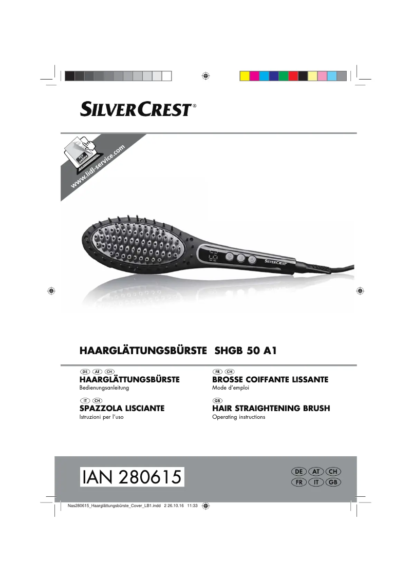 Page n°1 - Manuel utilisateur SilverCrest SHGB 50 A1