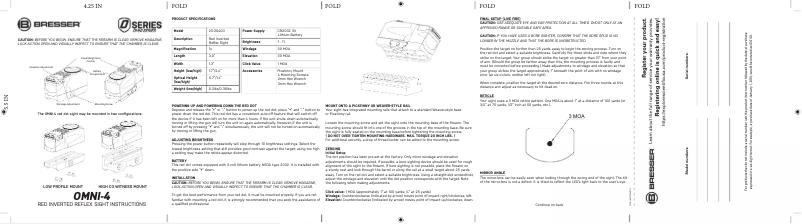 Page 1 of the manual User Manual Bresser OMNI-4