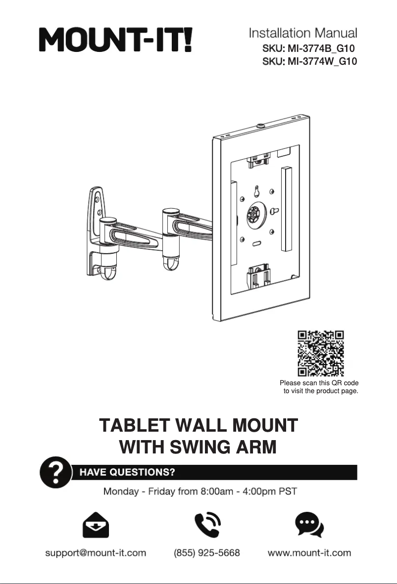 Image de la première page du manuel de l'appareil MI-3774