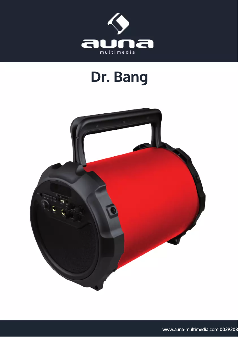 Image de la première page du manuel de l'appareil DR. Bang