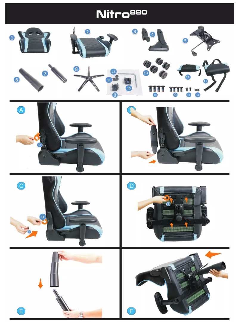 Page 1 de la notice Manuel utilisateur Natec Nitro 880