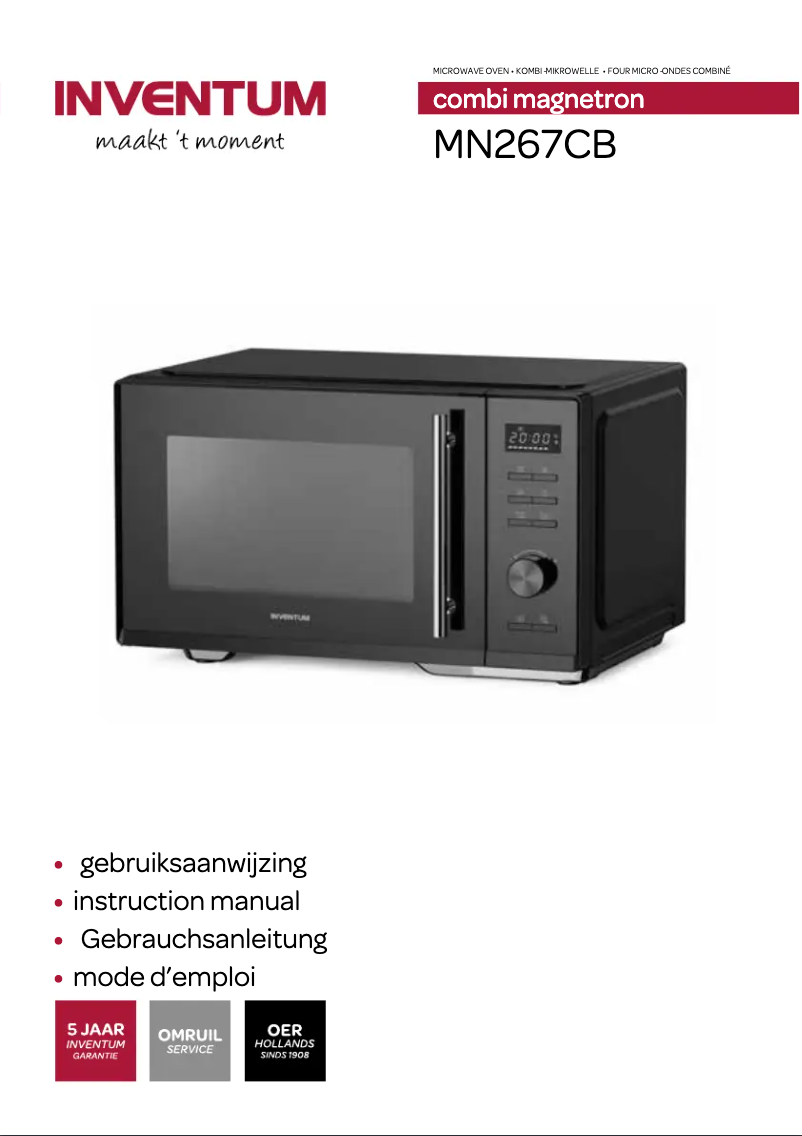 Page 1 de la notice Manuel utilisateur Inventum MN267CB