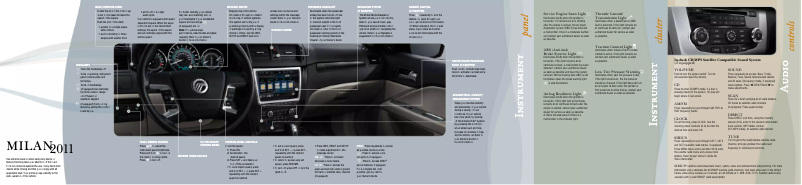 Image de la première page du manuel de l'appareil Milan (2011)