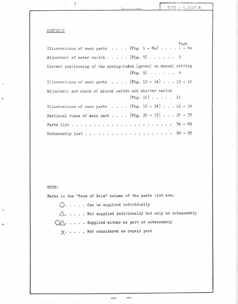 Image de la première page du manuel de l'appareil Nikkormat EL