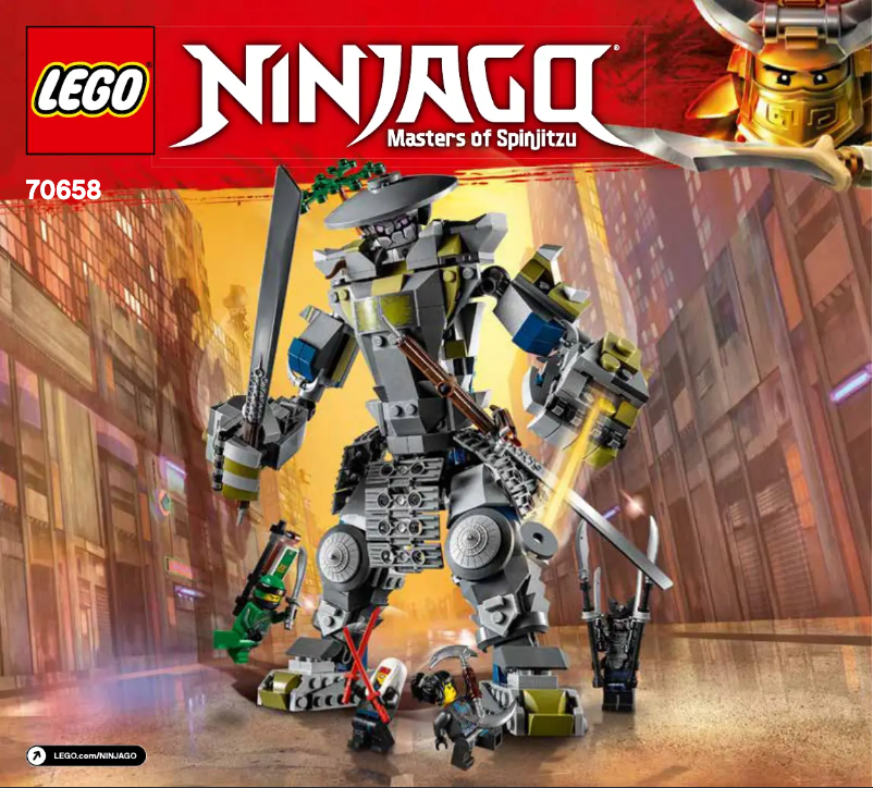 Image de la première page du manuel de l'appareil Ninjago 70658