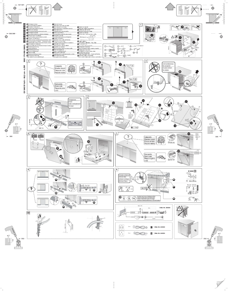 Page n°1 - Guide d'installation Blaupunkt 5VH 703NP