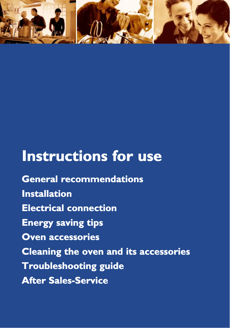 Page 1 de la notice Manuel utilisateur Bauknecht BMZH 5000/01 AL