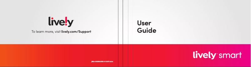 Image de la première page du manuel de l'appareil Lively Smart