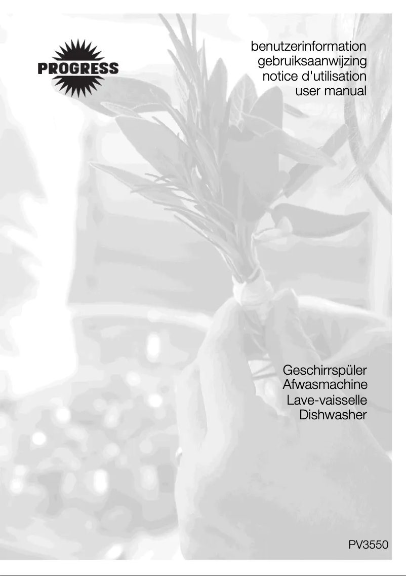 Image de la première page du manuel de l'appareil PV3550