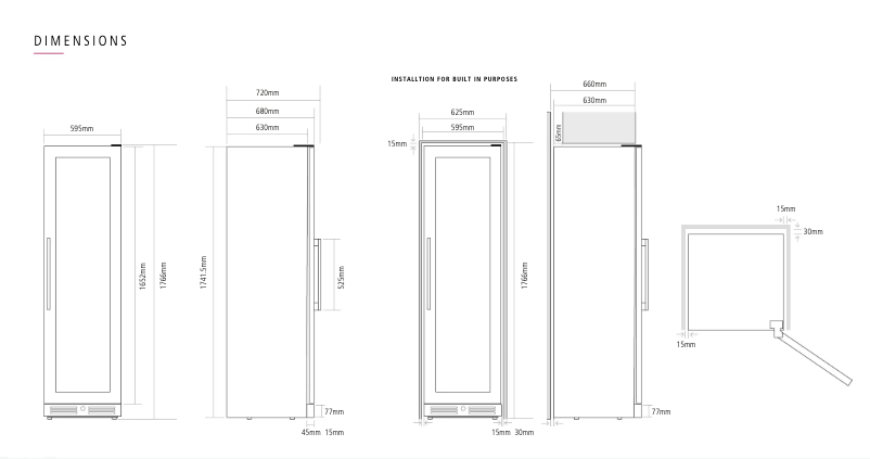 Page n°1 - Instructions / montage Caple WF1552