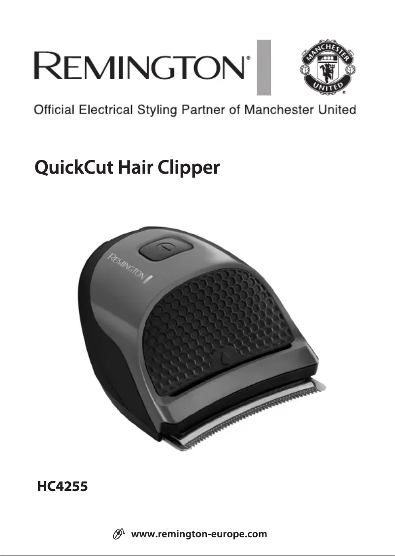 Page 1 de la notice Manuel utilisateur Remington QuickCut HC4255